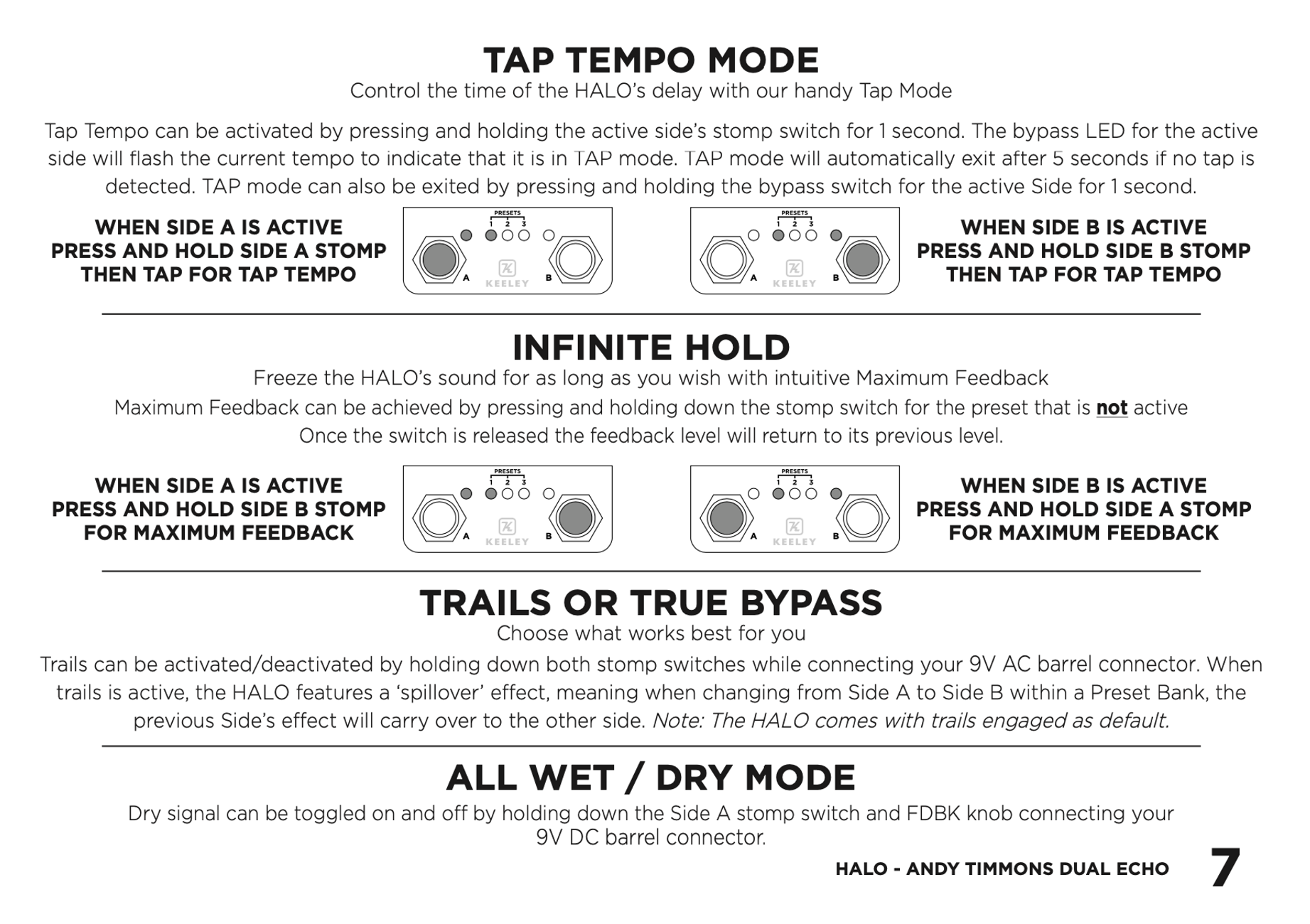 Keeley Halo Andy Timmons Dual Echo