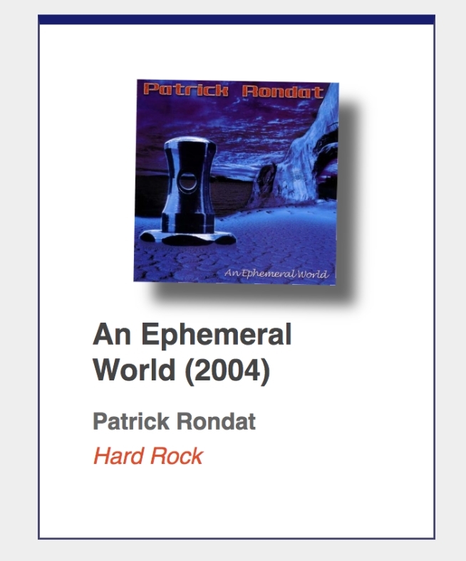 #64: Patrick Rondat "An Ephemeral World"