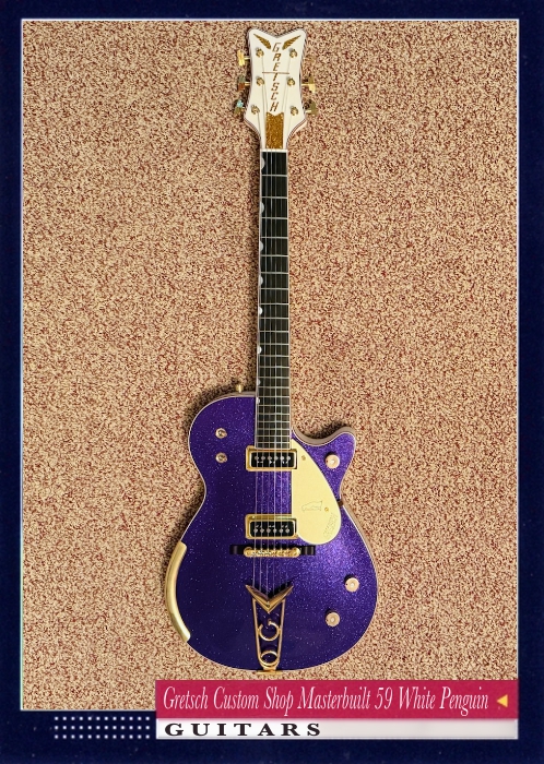 Gretsch Custom Shop Masterbuilt 59 White Penguin