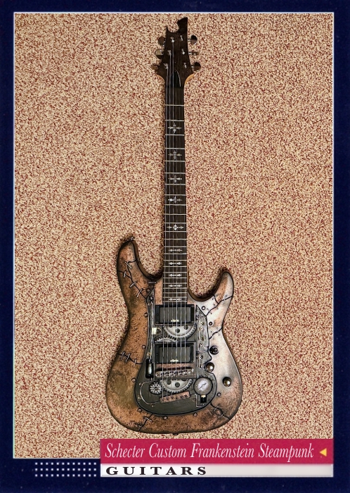 Schecter Custom Frankenstein Steampunk