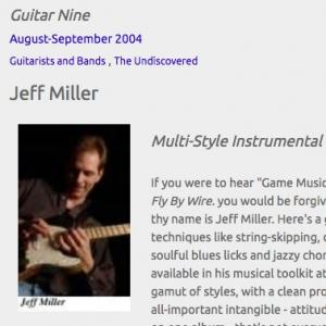 Jeff Miller: Multi-Style Instrumental Guitarist (Aug 2004)
