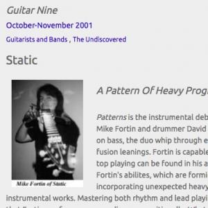 Static: A Pattern Of Heavy Progressive Fusion (Oct 2001)