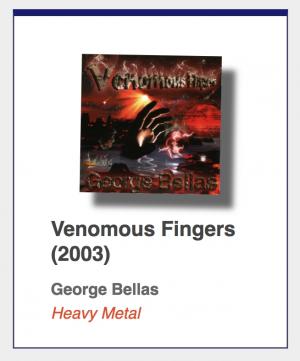#8: George Bellas "Venomous Fingers"