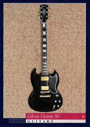 Gibson Custom Shop SG Ebony