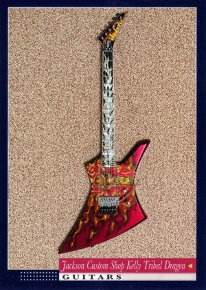 Jackson Custom Shop Kelly Tribal Dragon